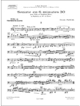Sonate en 6 Minutes 30 - Claude Pascal - Partition - Tuba